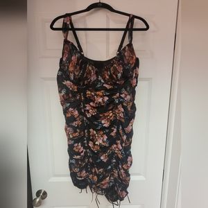Floral bodycon dress